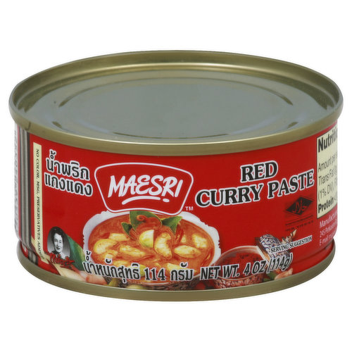 Maesri Curry Paste, Red