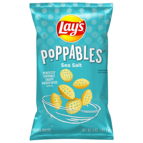 Lay's Poppables Potato Snacks, Sea Salt