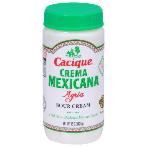 Cacique Sour Cream, Crema Mexicana Agria