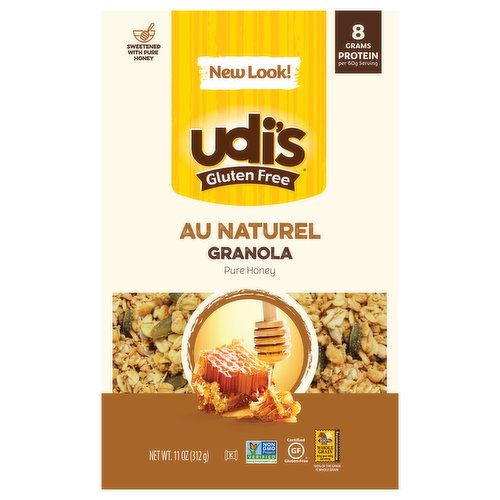 Udi's Granola, Pure Honey, Au Naturel