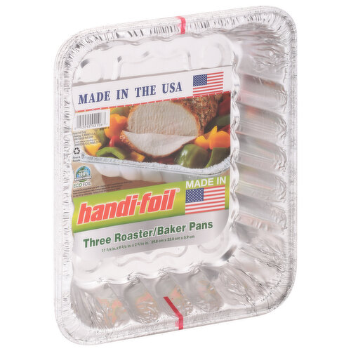 Handi-Foil Eco-Foil Poultry Pans, 3 Pack