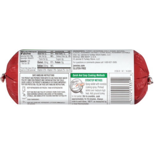 Jennie-O Italian Style Turkey Sausage 16 Oz, Turkey