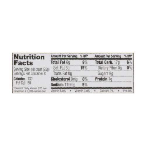 Mi-Del Pie Crust, Gluten Free, Graham Style, 9 Inch