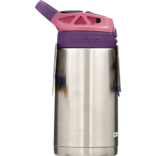 Contigo Kids Tumbler, +Straw, Unicorns Juniper Eggplant, Autospout, 14 Ounce