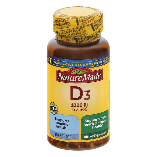 Vitamin D3, Softgels