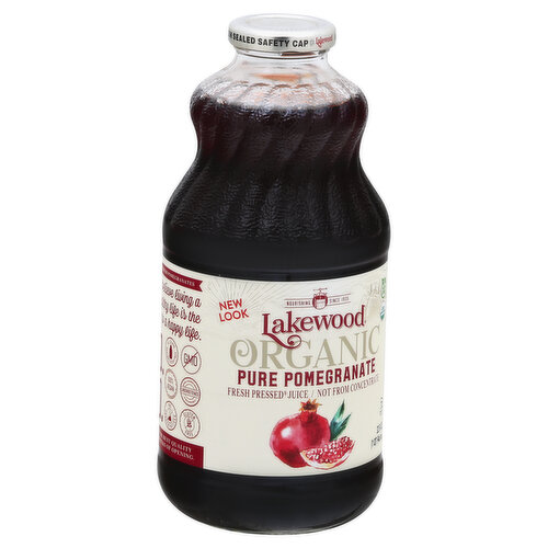 Lakewood Pressed Juice, Organic, Fresh, Pure Pomegranate