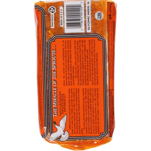 Food for Life Ezekiel 4:9 Bread, Sprouted Grain, Flourless