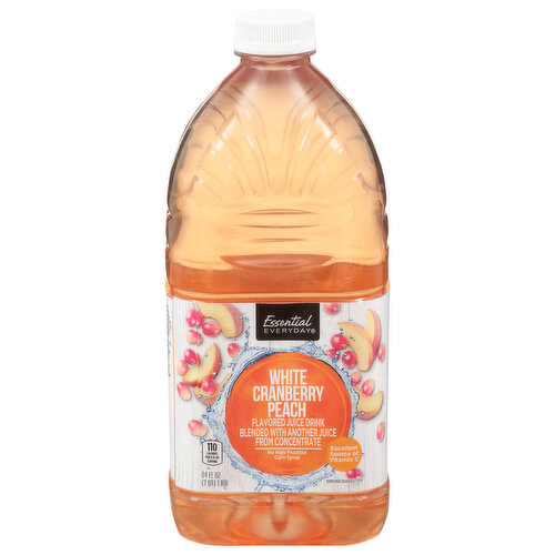 Essential Everyday Juice Drink, White Cranberry Peach