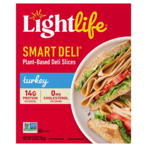 Lightlife Smart Deli Deli Slices, Plant-Based, Turkey