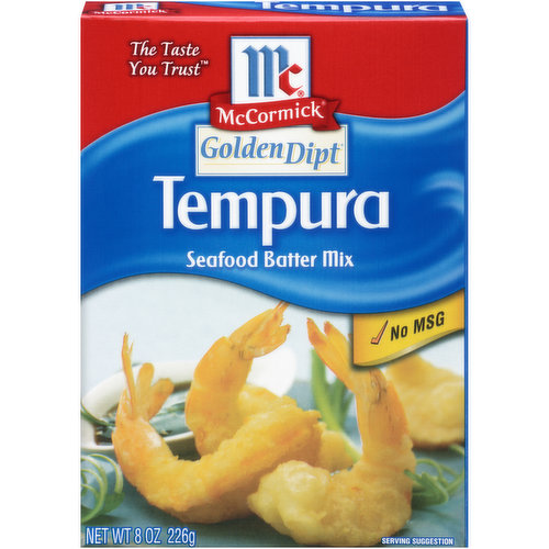 McCormick Golden Dipt Tempura Seafood Batter Mix