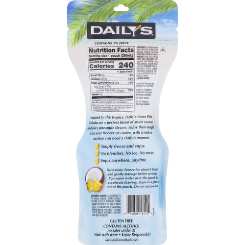 Dailys Pouches Pina Colada