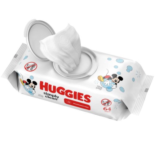 Huggies Simply Clean Wipes, Disney Baby, Fragrance Free