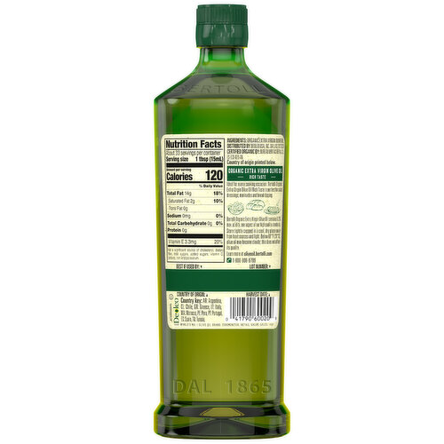 Bertolli Olive Oil, Extra Virgin, Rich Taste
