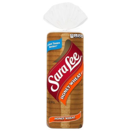 Bring sweetness to family moments with Sara Lee Honey Wheat Bread. They’ll love the delicious taste that comes from pure golden honey added to our classic wheat. Baked with the goodness you expect; Honey Wheat is a family favorite.