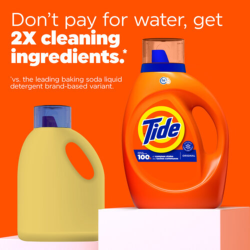 Tide Liquid Laundry Detergent, Original, 105 fl oz, 80 Loads