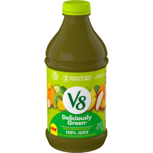 V8® Deliciously Green 100% Fruit and Vegetable Juice