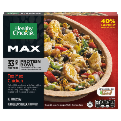Healthy Choice Max Protein Bowl, Tex Mex Chicken