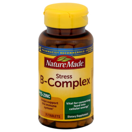 Nature Made B-Complex, Stress, Tablets