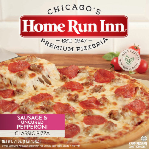 Home Run Inn Frozen Sausage & Uncured Pepperoni Classic Pizza