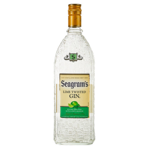 Seagram's Gin, Lime Twisted