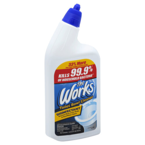 The Works Toilet Bowl Cleaner, Disinfectant