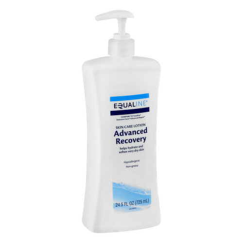 Compare to Vaseline Inensitive Care Advanced Repair (This product is not manufactured or distributed by Unilever, distributor of vaseline intensive care advanced repair lotion). Helps hydrate and soften very dry skin. Hypoallergenic. Non-greasy. 100% quality guaranteed. Like it or let us make it right. That's our quality promise. 877-932-7948. supervaluprivatebrands.com supervaluprivatebrands.com.