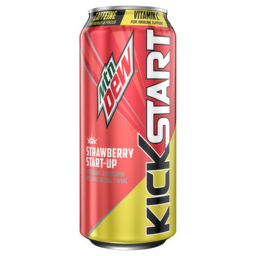 Mountain Dew® Kickstart Fruit Punch Energy Drink Can, 16 fl oz