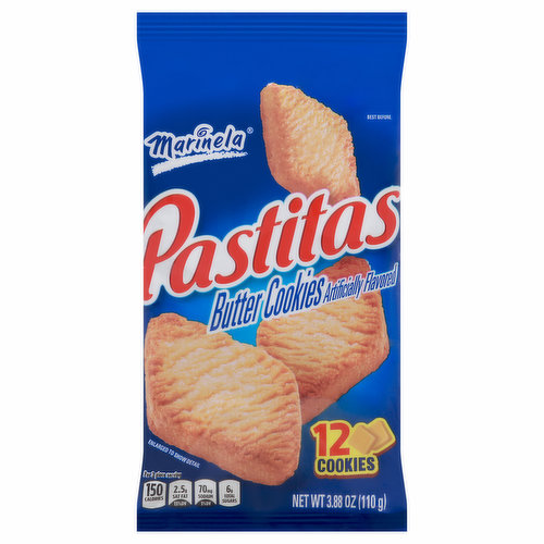 Marinela Pastitas Cookies, Butter