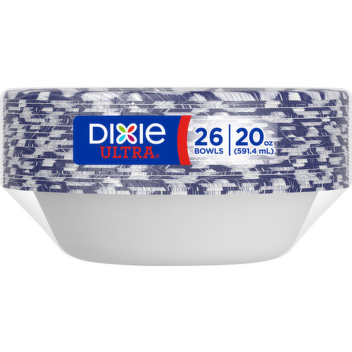 Dixie Ultra Bowls, 20 Ounce - 26 bowls