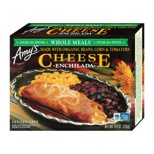 Amy's Amy's Frozen Whole Meals, Cheese Enchilada, Gluten free, 9 oz.