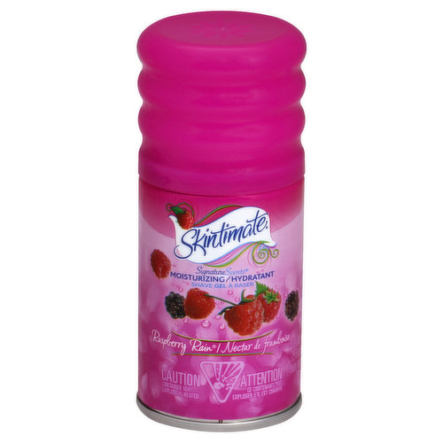 Skintimate Signature Scents Shave Gel, Moisturizing, Raspberry Rain