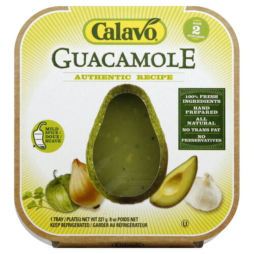 Calavo Guacamole, Authentic Recipe, Mild Spice