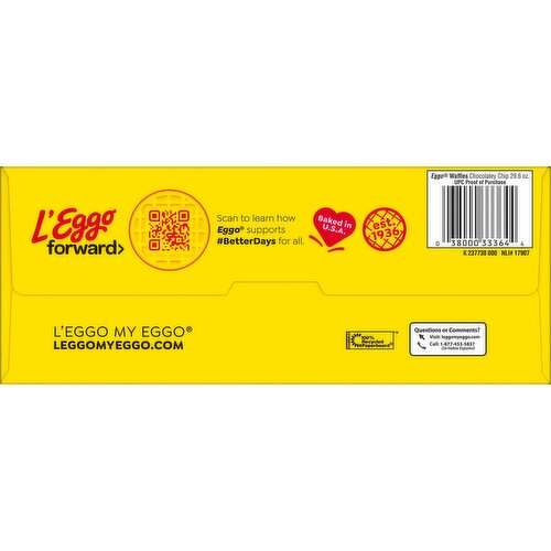 Eggo Frozen Waffles, Chocolatey Chip, Family Pack