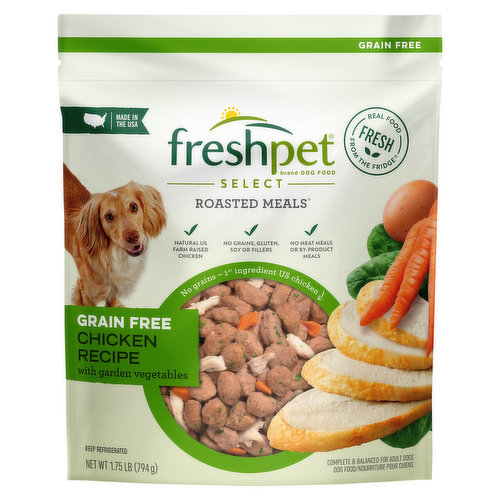 At Freshpet®, we believe dogs and cats deserve real, nourishing food, like the fresh food we enjoy.  The magic begins in our kitchens, where every meal is freshly made.  We start with simple, healthy ingredients, which we gently steam so they retain their natural goodness and provide the essential nutrients dogs and cats  need to lead their happiest, most tail-wagging lives. See the difference Freshpet has made to pets’ lives and learn more about us at freshpet.com.
