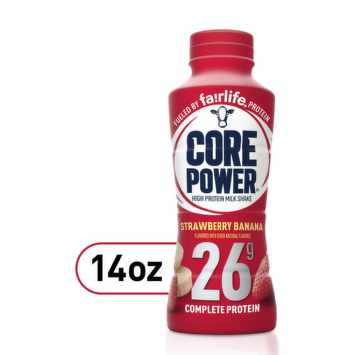 Core Power  Complete Protein By Fairlife, 26G Strawberry-Banan Flavor Protein Shake