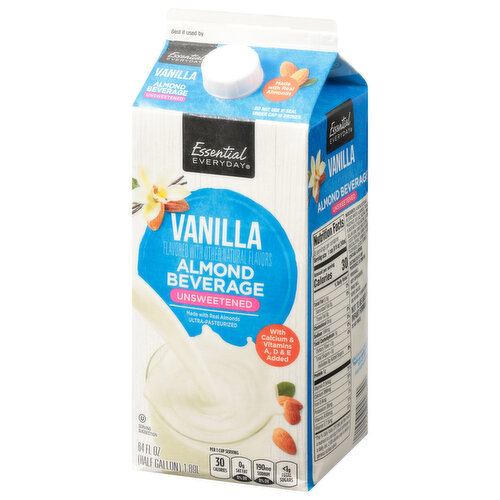 Essential Everyday Almond Beverage, Vanilla, Unsweetened