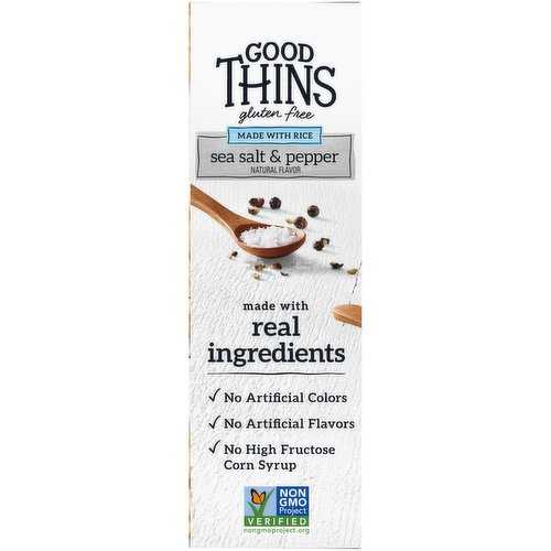 Good Thins Rice Snacks, Gluten Free, Simply Salt - 3.5 oz