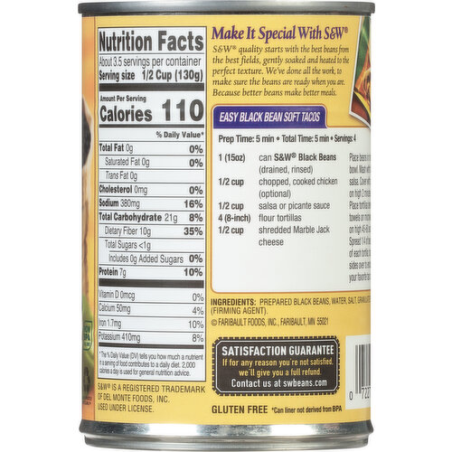 S&W Black Beans