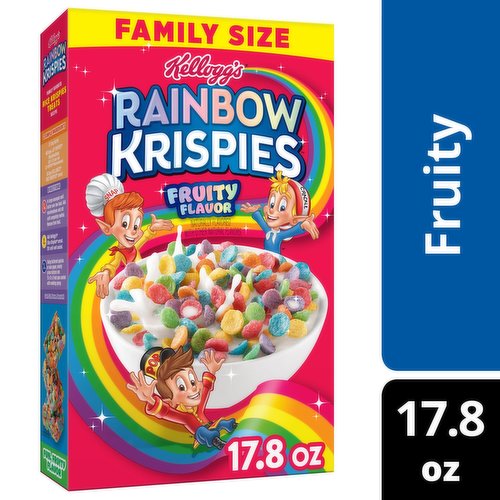 Rainbow Krispies Rainbow Krispies Cold Breakfast Cereal, Original, Family Size