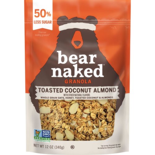 Bear Naked Granola Cereal, Toasted Coconut Almond