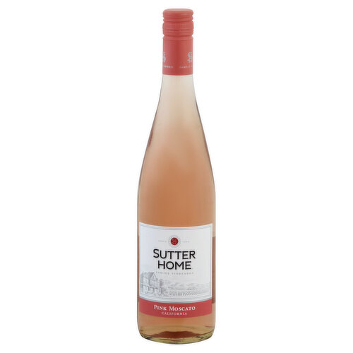 Sutter Home Family Vineyards Pink Moscato, California