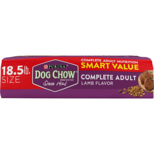 Dog Chow Dog Food, Complete Adult, with Real Chicken - 18.5 lb