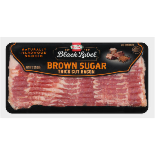 Hormel Black Label Thick Cut Brown Sugar Bacon