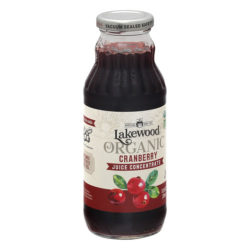 Lakewood Juice Concentrate, Organic, Cranberry