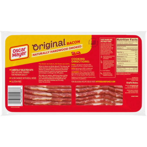 Oscar Mayer Naturally Hardwood Smoked Bacon