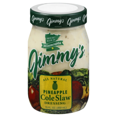 0 g trans fat. Gluten free. All natural. The fish house. www.jimmysdressing.com. Proudly made in Minnesota.