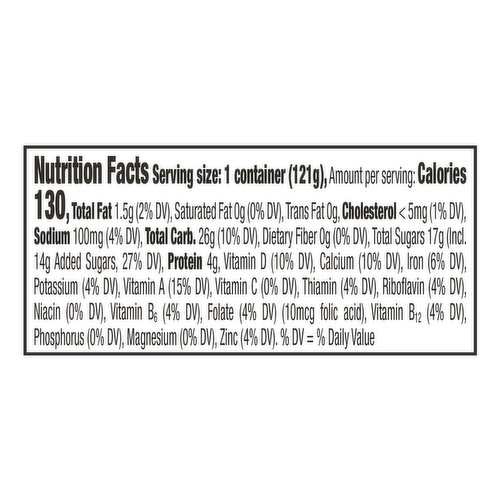 Yoplait Vanilla and Cinnamon Toast Crunch Cereal Low Fat Kids Yogurt Cup,  4.3 oz - Foods Co.