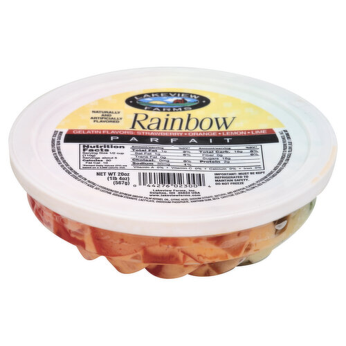 Lakeview Farms Parfait, Rainbow