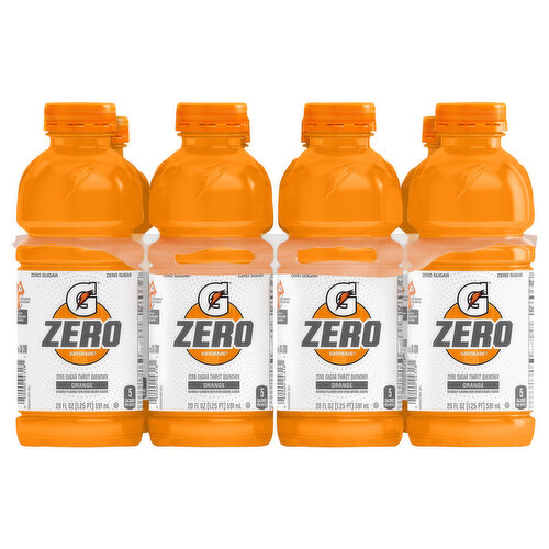 Gatorade Zero Thirst Quencher, Zero Sugar, Orange