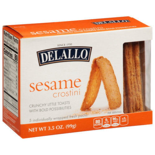 Delallo Crostini, Sesame